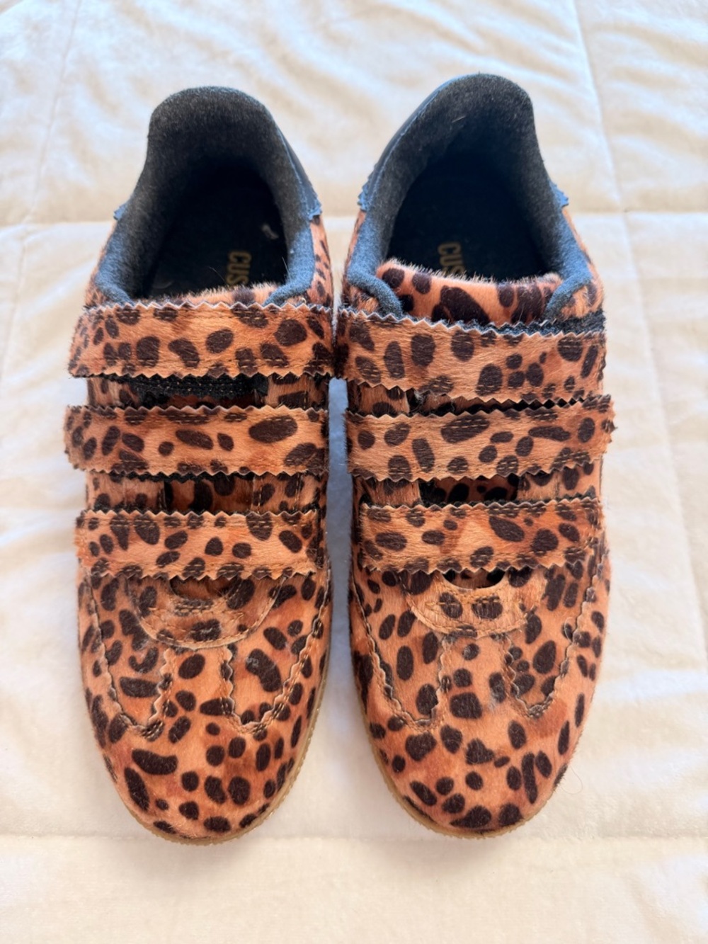 Leopard Print Velcro Sneakers